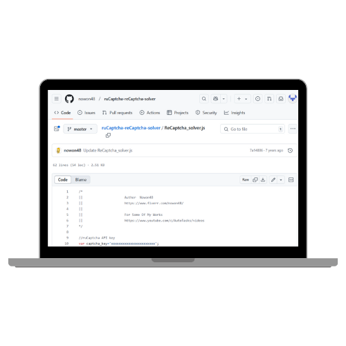 ReCaptcha Solver .js